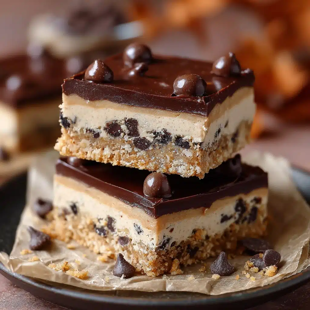 No Bake Cookie Dough Bars Recipe - Recipe Image