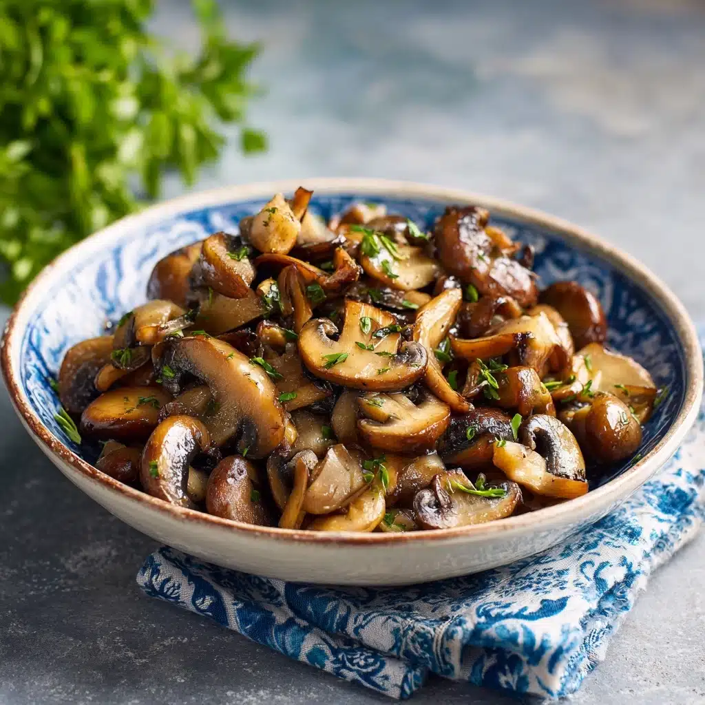 Air Fryer Mushrooms Recipe