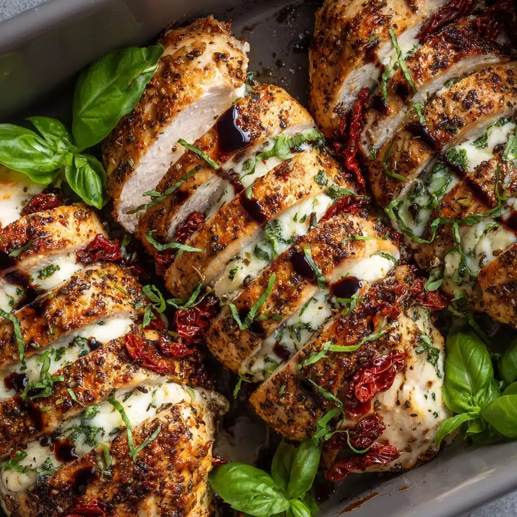 Caprese Stuffed Chicken Breast Recipe - Recipe Image