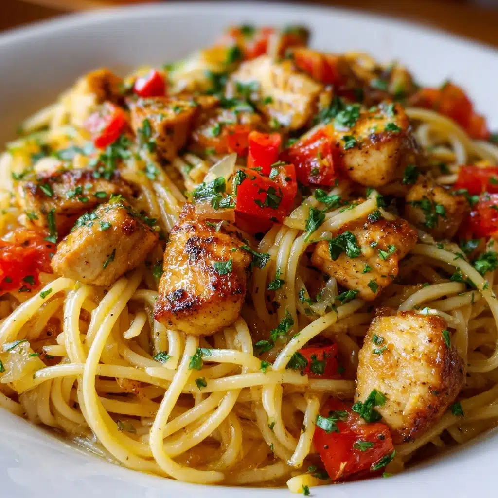 Monterey Chicken Spaghetti : Creamy Recipe - Recipe Image