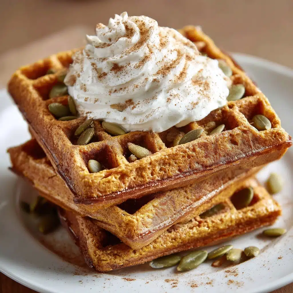 Pumpkin Protein Waffles Recipe - Recipe Image