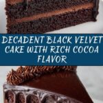Black Velvet Cake Recipe