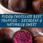 Fudgy Chocolate Beet Truffles Recipe