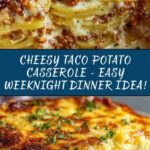 Cheesy Taco Potato Casserole Recipe
