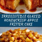 Glazed Honeycrisp Apple Fritter Cake Recipe