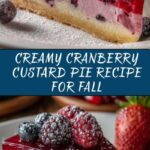 Cranberry Custard Pie Recipe