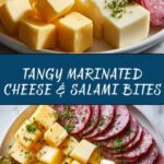 Easy Marinated Cheese Appetizer with Salami & Pickles Recipe