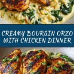 Boursin Orzo with Chicken Recipe