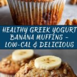 Low-Calorie Greek Yogurt Banana Muffins Recipe