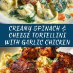 Tortellini with Spinach in Creamy Sauce Recipe