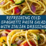 Cold Spaghetti Pasta Salad Recipe