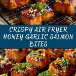 Air Fryer Honey Garlic Salmon Bites Recipe