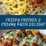 Crispy Chicken with Creamy Pasta Recipe