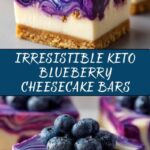 Keto Blueberry Cheesecake Bars Recipe