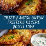 Amish Onion Fritters Recipe