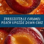 Caramel Peach Upside Down Cake Recipe