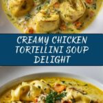 Creamy Chicken Tortellini Soup Recipe