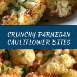 Roasted Parmesan Cauliflower Bites Recipe