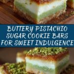 Buttery Pistachio Sugar Cookie Bars Recipe