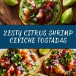 Citrus Shrimp Ceviche Tostadas Recipe