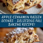Apple Cinnamon Raisin Scones Recipe