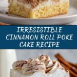 Cinnamon Roll Poke Cake Recipe