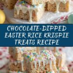 Chocolate-Dipped Easter Rice Krispie Treats Recipe