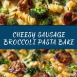 Cheesy Sausage and Broccoli Pasta with Crescent Rolls Recipe