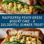 "Raspberry Peach Greek Yogurt Cake Recipe
