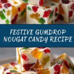 Easy Christmas Gumdrop Nougat Candy Recipe