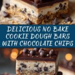 No Bake Cookie Dough Bars Recipe