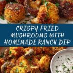 Fried Sliced Mushrooms with Ranch Recipe