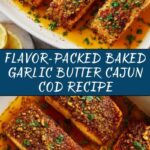 Baked Garlic Butter Cajun Cod Recipe