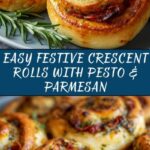Festive Crescent Rolls with Pesto Recipe