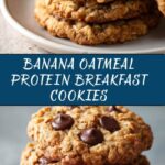 Banana Oatmeal High Protein Breakfast Cookies Recipe