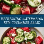 Watermelon Feta Cucumber Salad Recipe
