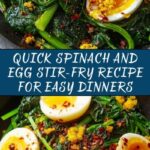 Spinach and Egg Stir-Fry Recipe