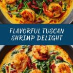 Tuscan Shrimp with Spinach, Artichokes, and Sun-Dried Tomatoes Recipe