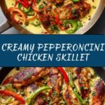 Creamy Pepperoncini Chicken Skillet Recipe