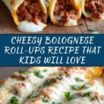 Cheesy Bolognese Roll-Ups Recipe