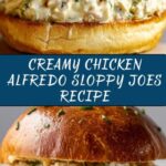 Chicken Alfredo Sloppy Joes Recipe