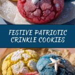 Patriotic Crinkle Cookies Recipe