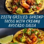 Grilled Shrimp Tacos with Avocado Salsa Recipe