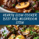 Slow Cooker Beef and Mushroom Stew Recipe