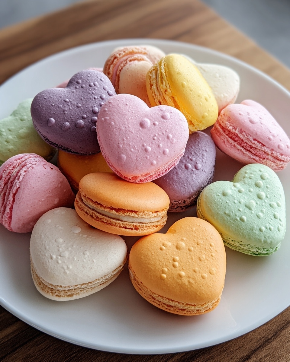 Heart-Shaped Macarons Recipe - Recipe Image