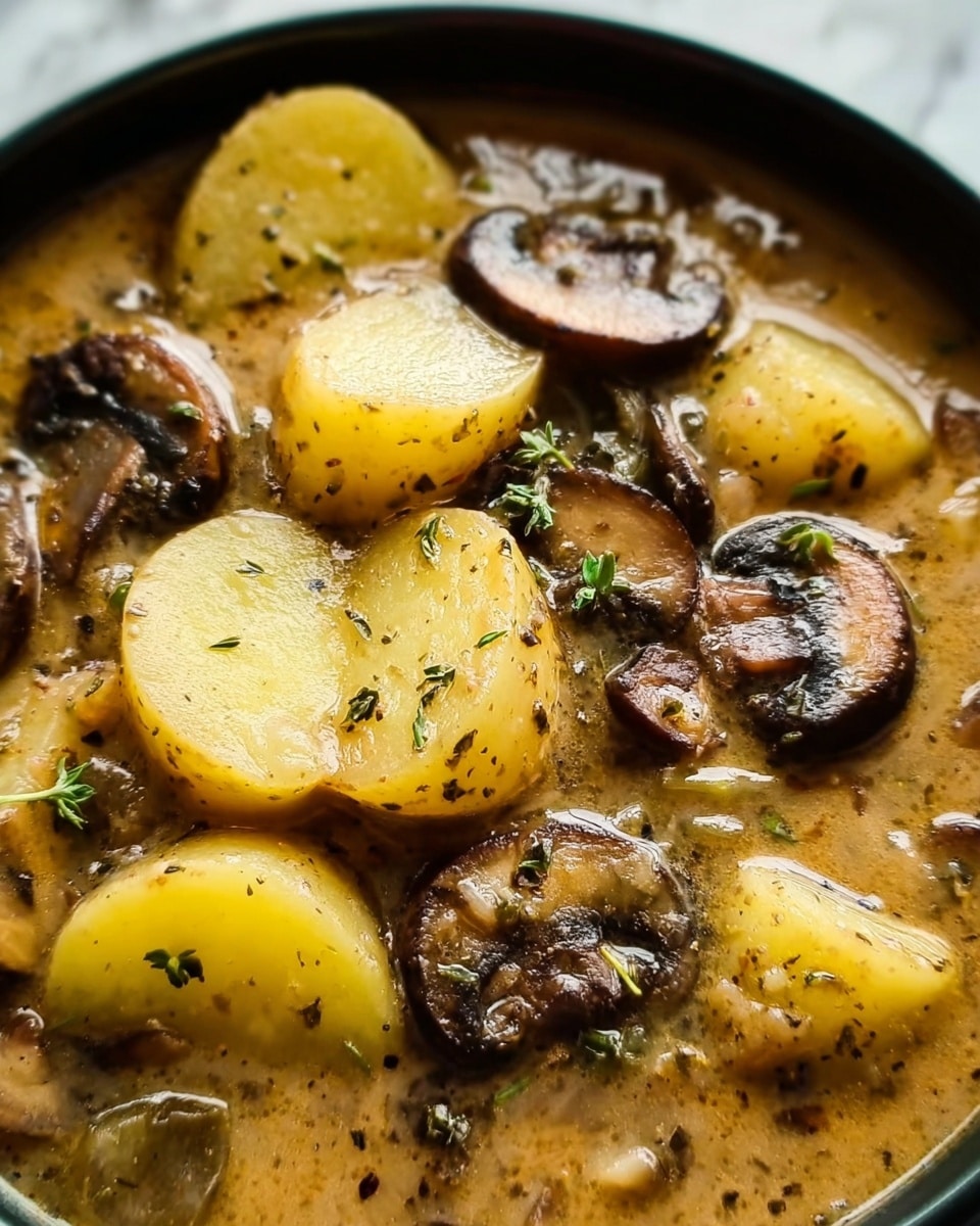 Mushroom Potato Soup Recipe - Recipe Image