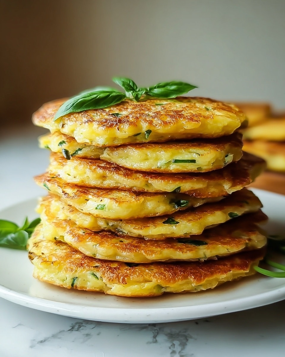 Delicious Zucchini and Potato Pancakes Recipe - Recipe Image