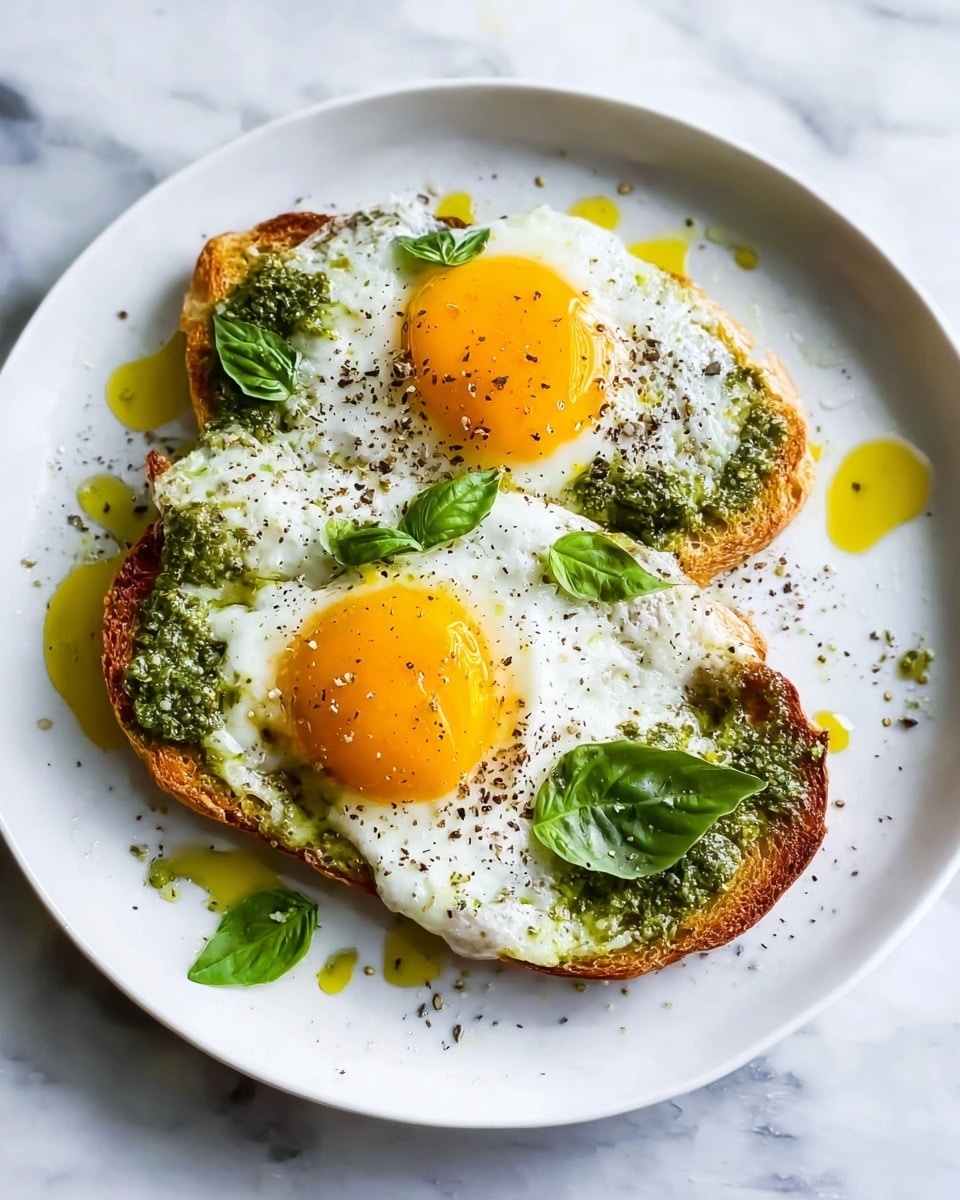 Pesto Eggs: A Flavorful Twist on a Breakfast Classic Recipe - Recipe Image