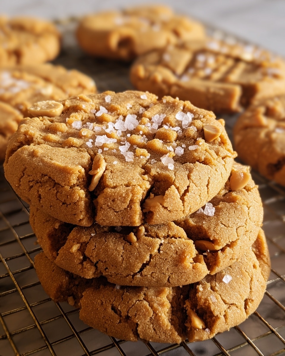 Gourmet Thick Peanut Butter Cookies Recipe - Recipe Image