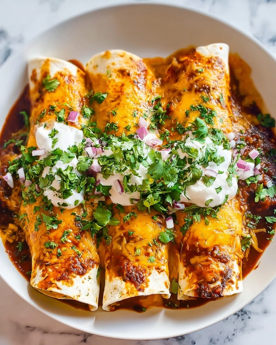Homemade Easy Chicken Enchiladas Recipe - Recipe Image
